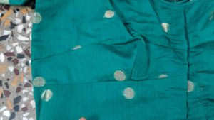 Elegant Green Silk Blouse