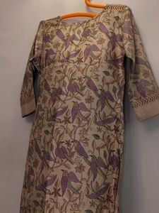 Uniquely crafted elegant &amp; beauty Bird Print Kurta
