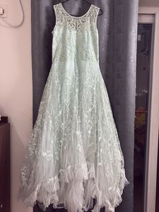 Elegant Embroidered Ethnic Gown