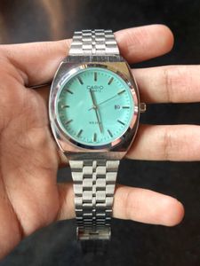 Casio Watch with Aqua Dial