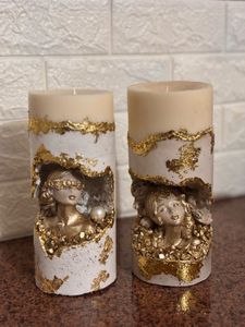 Unique Gold &amp; Sculpture Candles