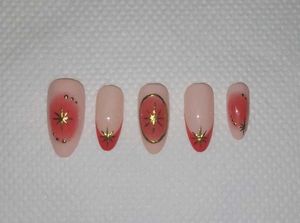 Red with gold chrome stars
