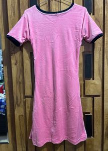 Pink 'GRL PWR' Dress