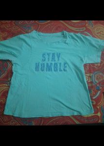 Striped Bell Sleeve Top with freebie tshirt