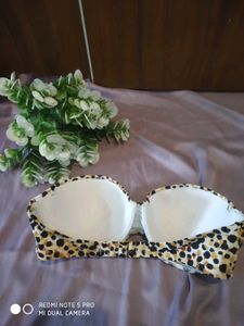 Leopard Print tube Bra