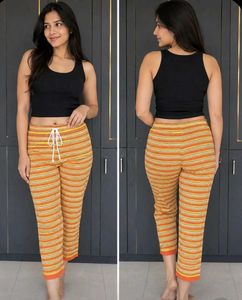 Striped  Pant/Capri