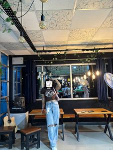 H&amp;M Ultra High Waist Baggy/Wide Ripped Jeans
