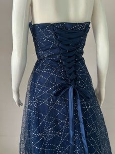 DAZZLING NAVY BLUE GOWN