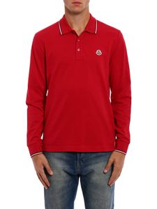 Moncler Long Sleeve Polo Shirt