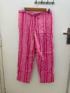 Brand New⭐️Bright Pink Striped Pant