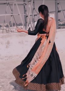 Beautiful Black Lehenga skirt
