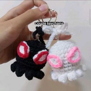 Crochet Couple Keychains