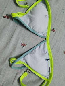 neon green bikini top