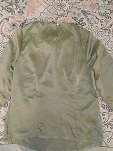 fablestreet Green Cowl Neck Top