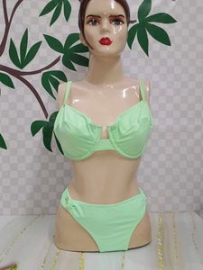 (731)Mint Green Bikini Set