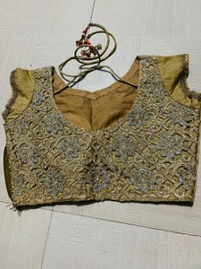 Sparkling Gold Embellished Blouse