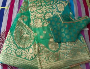 Saree Heavy In Blue Color