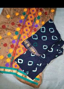 Bandhani Dress Material - Unstitched