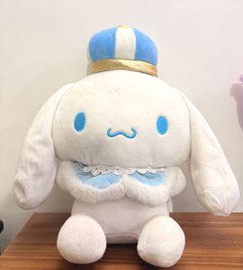 Cute Cinnamoroll Plush Toy with Crown