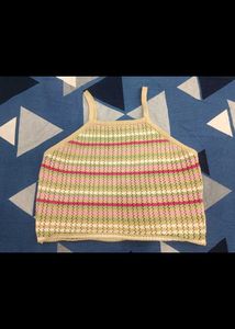 colourfull🌺 wool tank top... 🌺✨