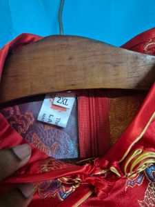Red Chinese Style Dragon Dress