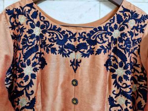 Embroidered Festive Fushion Set