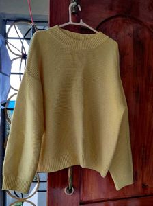 Yellow Knit Sweater