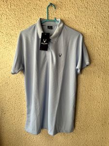 Allen Solly Men's Light Blue Polo Shirtnewwdtag