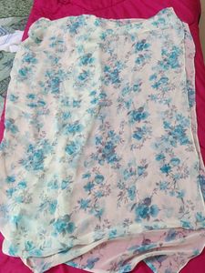 Georgette Floral Prints Beach Wear Swimsuit Cover