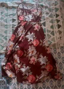 Floral Print Maxi Dress