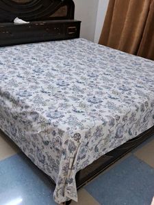 Floral Print Mattress Cover Double Bed Sheet