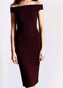 Elegant Off-Shoulder Bodycon Dress