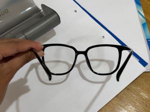 Stylish Black Eyeglasses with Case