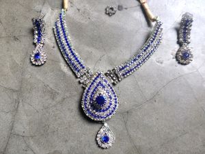 Blue Jewellery Set