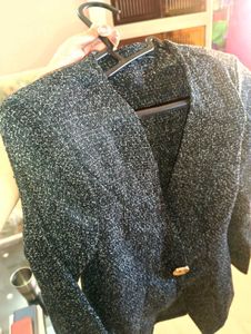 Sparkly Textured Blazer