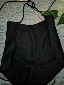 Elegant Black tie up top
