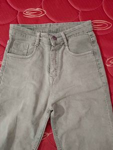 Women's Green Cargo Jeans