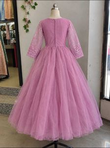 Sparkling Magenta Pink Princess Gown