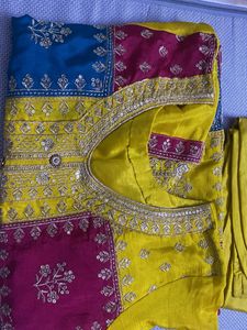 Embroidered Silk Saree