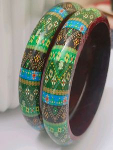 Colorful Ethnic Bangles set of 2