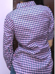 Pink Checkered Shirt