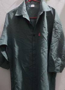 Oversized Green Shirt - Effortless Style