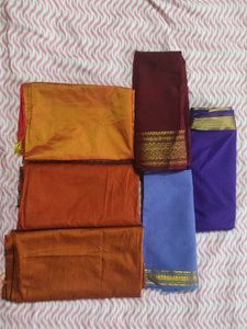 Beautiful Fabric/blouse pieces - Set of 6
