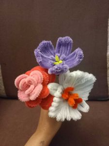 Handmade Pipe Cleaner Flowers