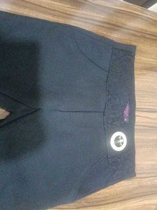 Classic Black Pants with Embellishment