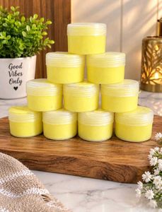 Brightening Yellow Face Cream Jars