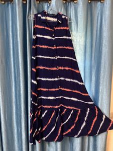 Stylish Tie-Dye Maxi Dress