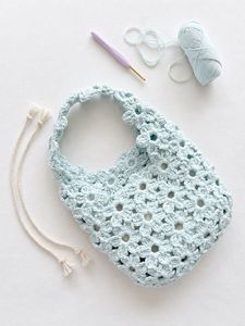 Handmade Crochet Flower Bag