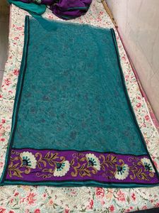 Elegant Purple Embroidered Anarkali Kurta