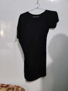 Chic Black T-Shirt Dress
